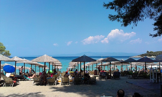 Koursaros beach bar.